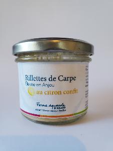 Rillettes de carpe au citron confit